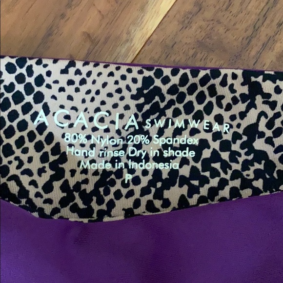 Acacia swimwear Ho’okipa bottom BlackBerry P - Picture 2 of 5